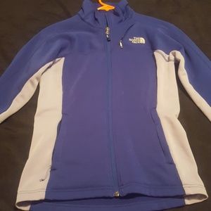 The North Face blue jacket